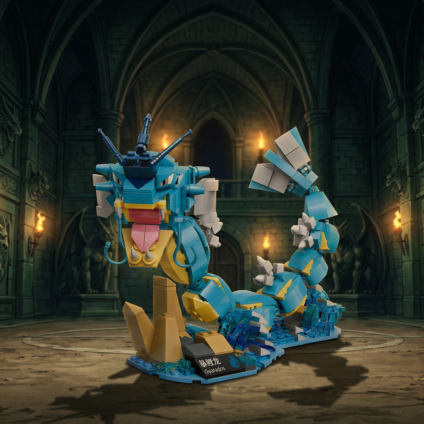 Pokémon - Gyarados (481 peças) - imagem desc 9