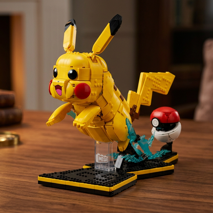 Pokémon - Pikachu e Pokebola (2050 peças) - imagem desc 17
