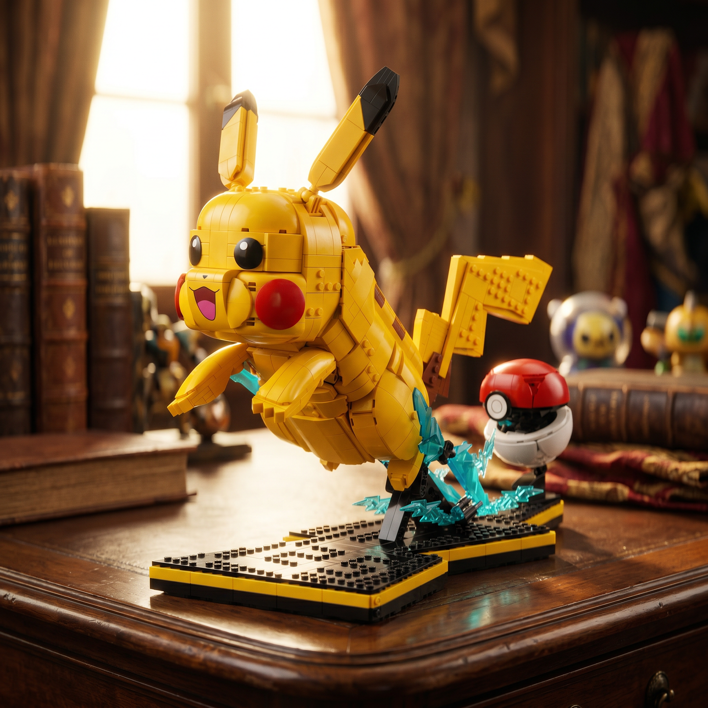 Pokémon - Pikachu e Pokebola (2050 peças)