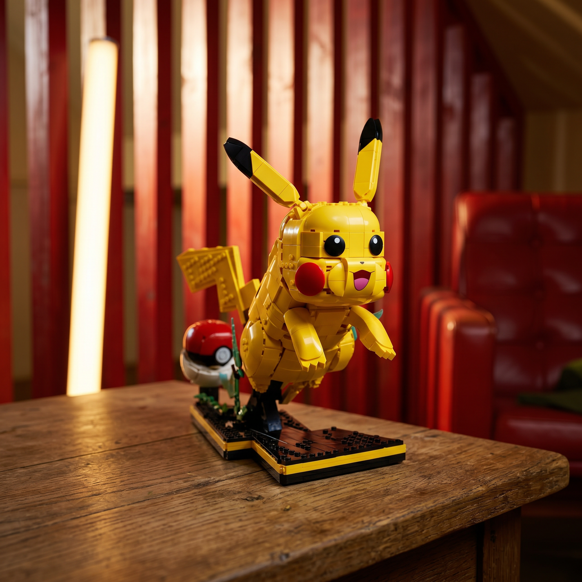 Pokémon - Pikachu e Pokebola (2050 peças)