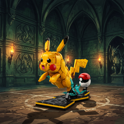 Pokémon - Pikachu e Pokebola (2050 peças)