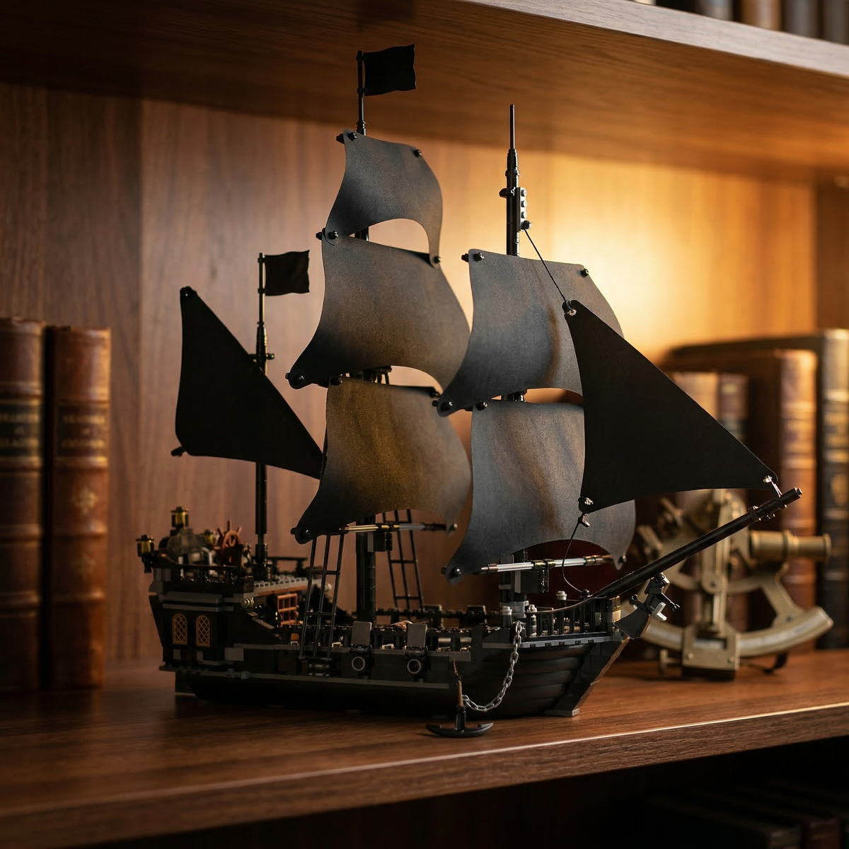 Navio Pirata Negro (875 peças)