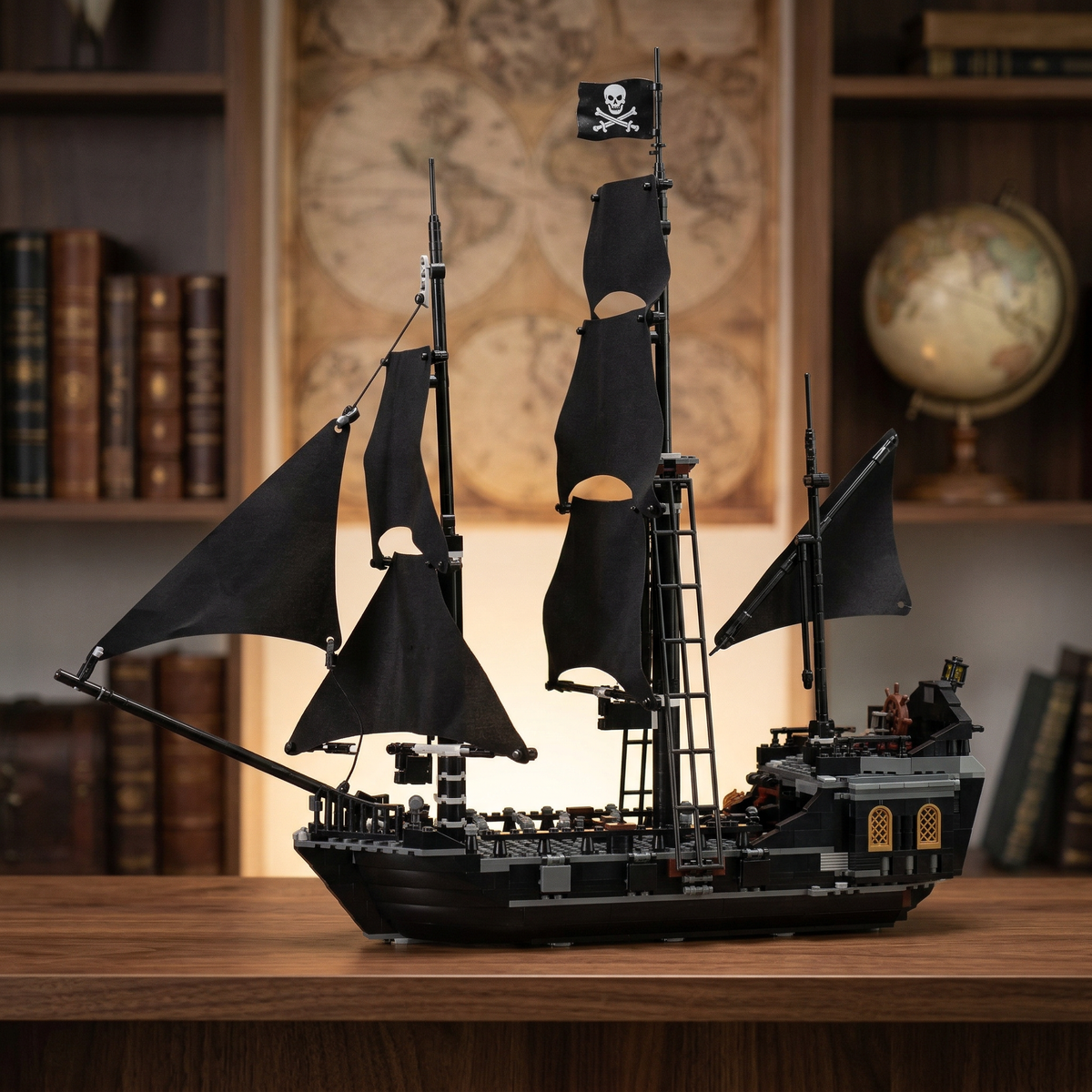 Navio Pirata Negro (875 peças)
