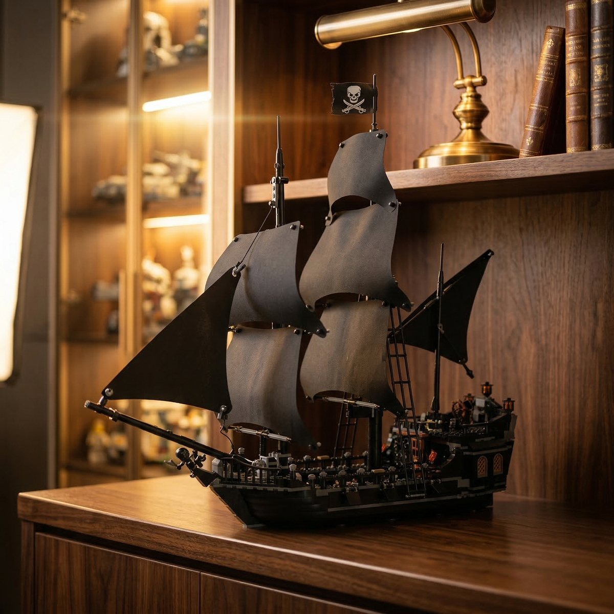 Navio Pirata Negro (875 peças)