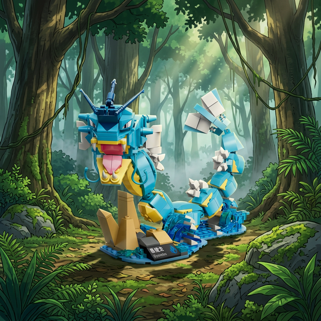 Pokémon - Gyarados (481 peças)