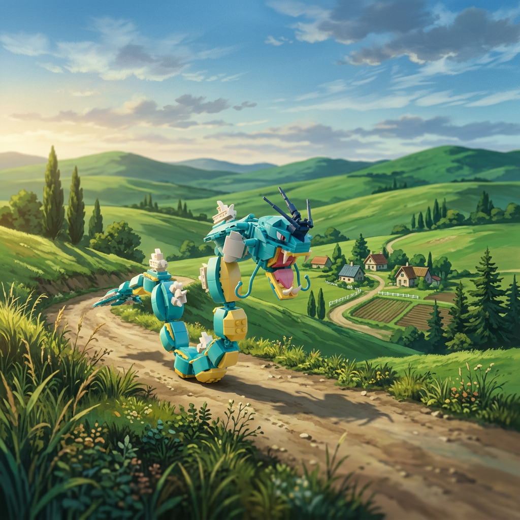 Pokémon - Gyarados (481 peças)