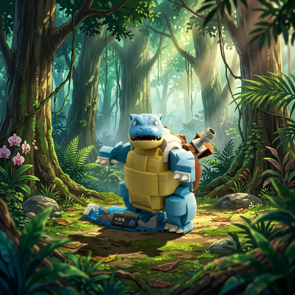 Pokémon - Blastoise (385 peças)