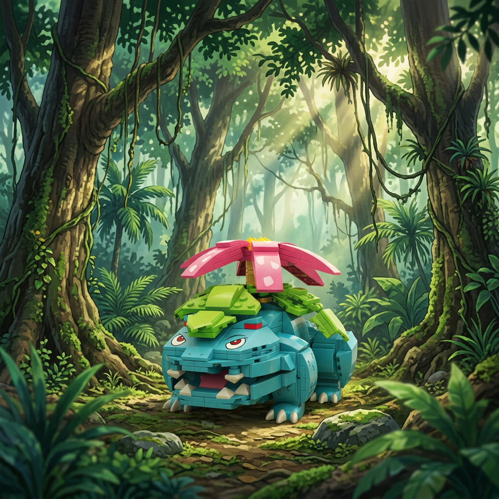 Pokémon - Venusaur (497 peças)