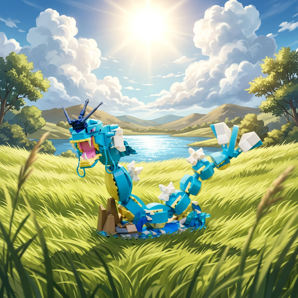 Pokémon - Gyarados (481 peças)