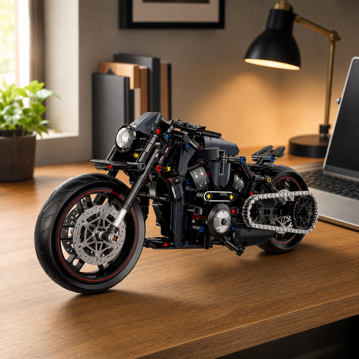 Harley Davidson Black Rod (562 peças) - imagem 3