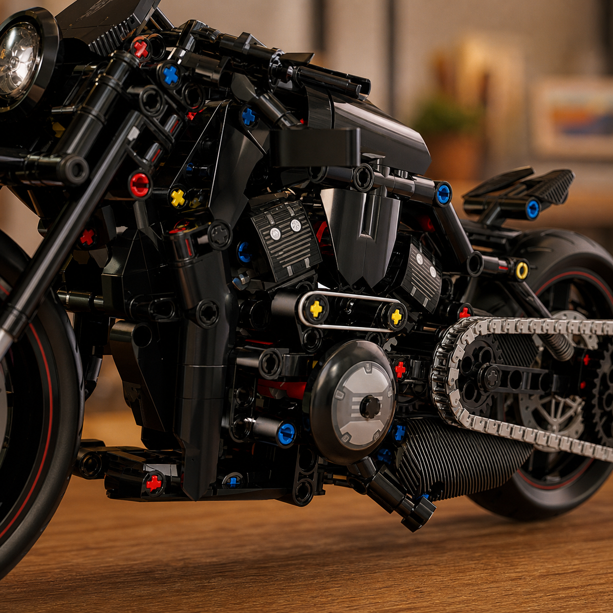 Harley Davidson Black Rod (562 peças) - imagem 6