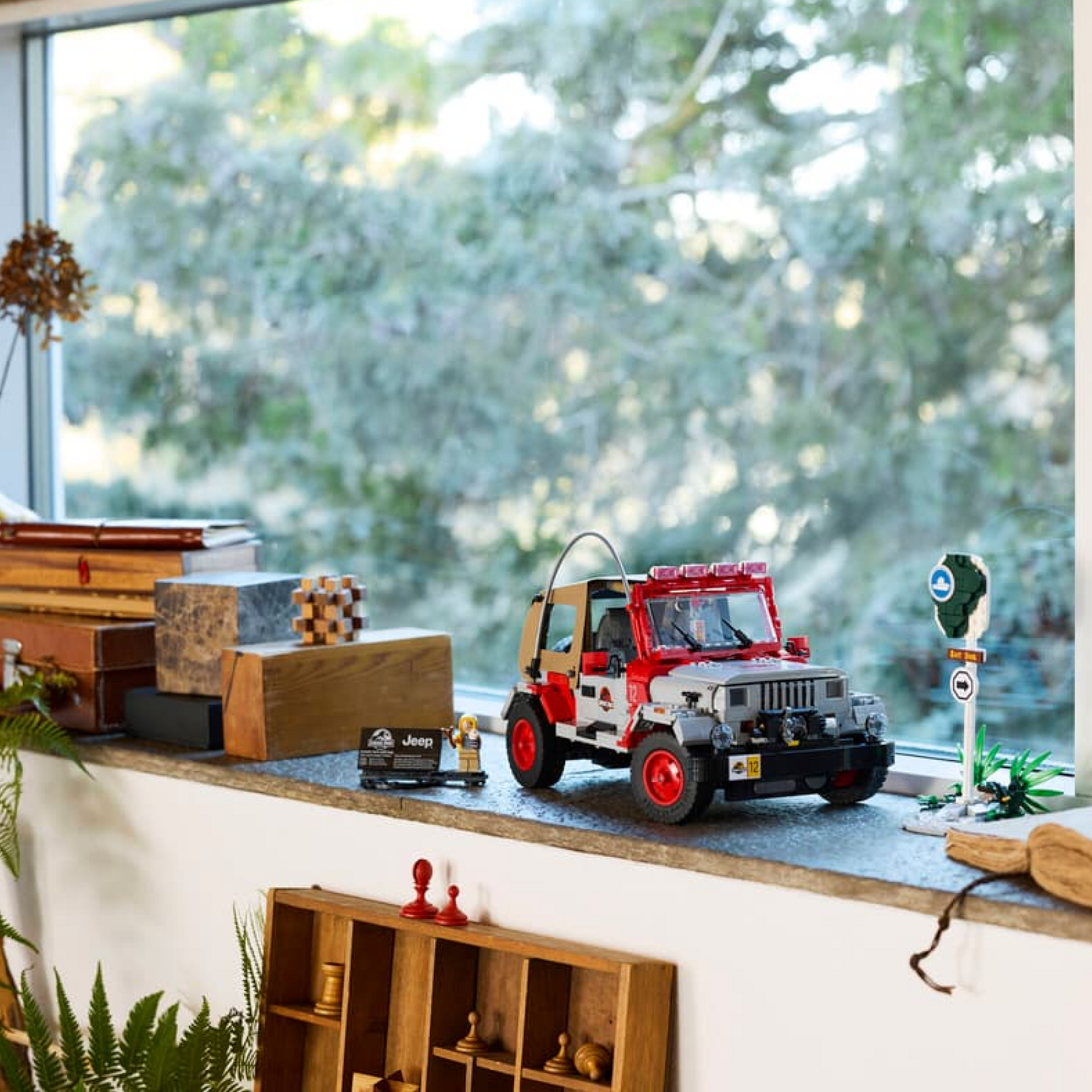 Jurassic Park - Jeep Wrangler (1924 peças)