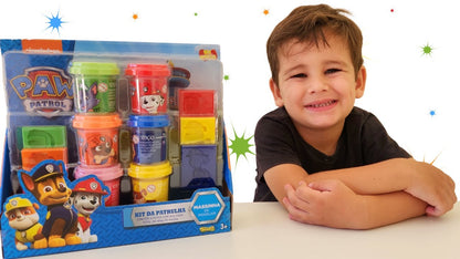 Massinha de Modelar - Patrulha Canina (Kit com 6 Potes)
